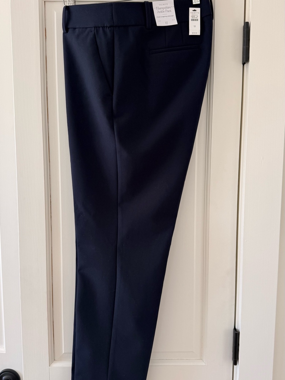 Talbots Hampshire Ankle Pant in Navy